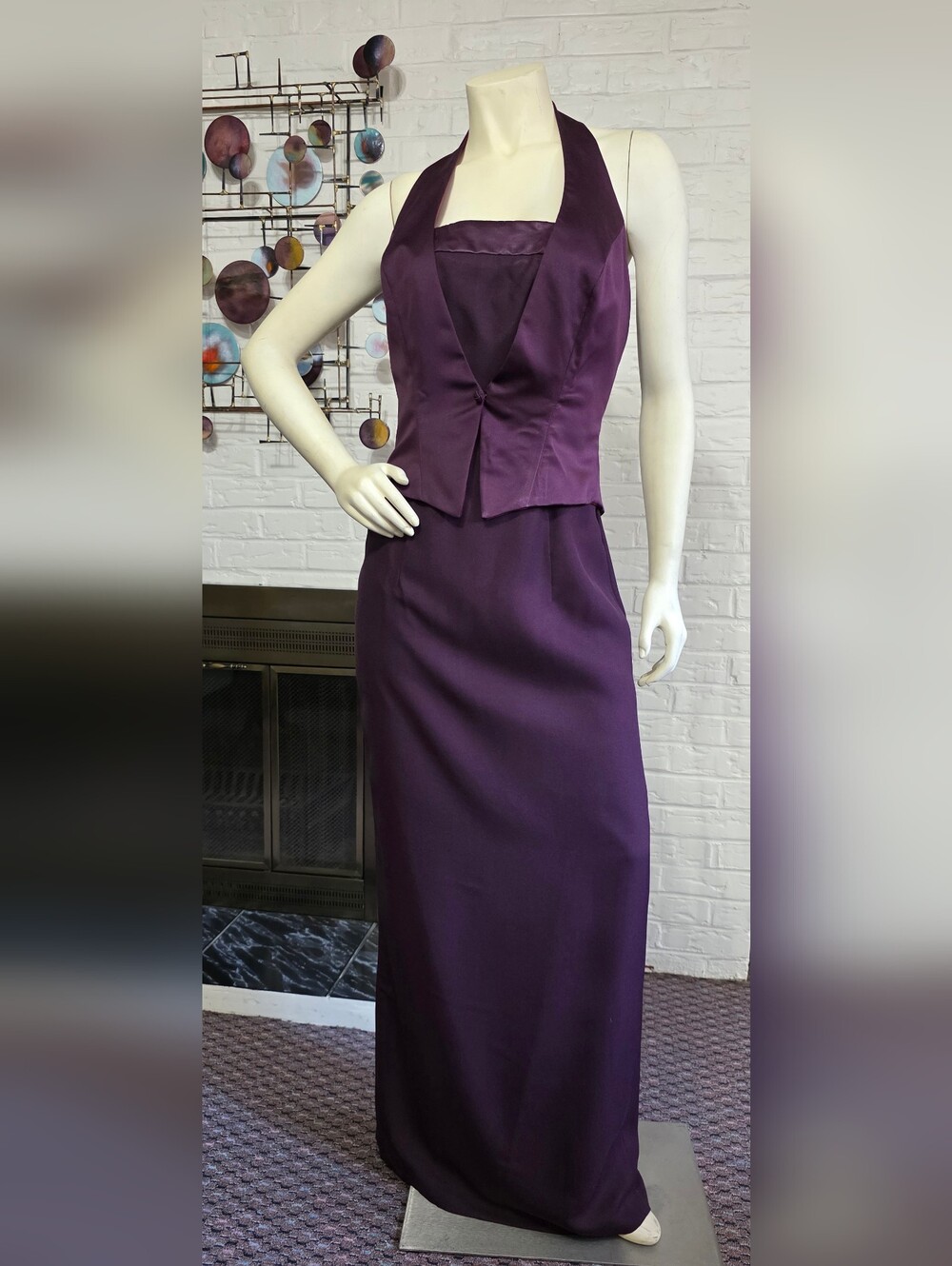 Purple Women's Gown With Jacket - Brand Unspecified